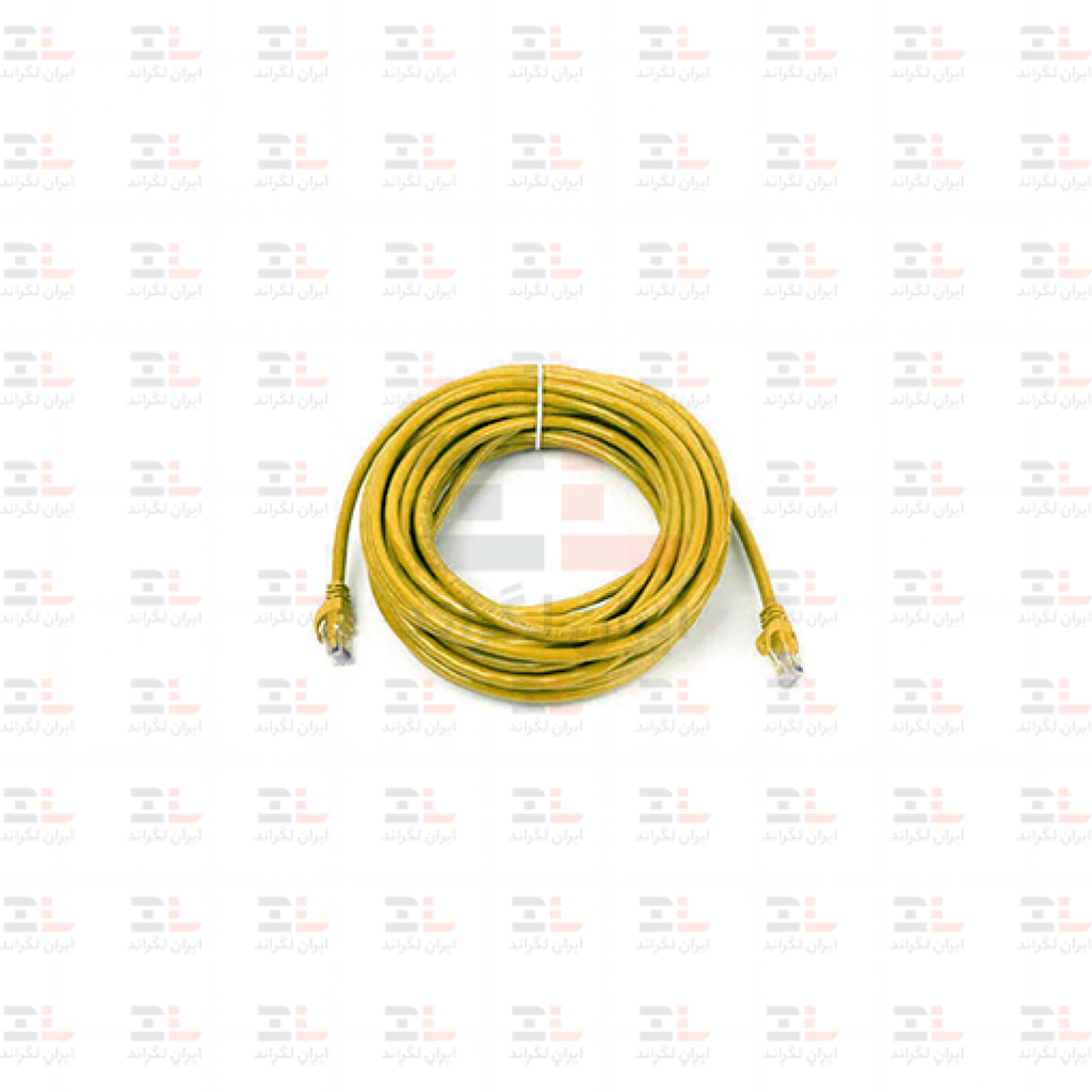قیمت پچ کورد شبکه امپ Cat6 UTP PVC زرد | 1 متری